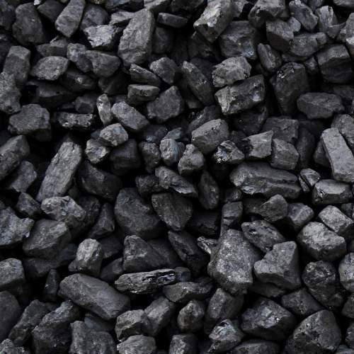 Coal, black lumps of varying size